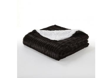 EASEON Coperta In Maglia Per Divano 127x178 Cm – Morbida E Leggera, A Righe Blu, Stile Rustico Boho, Decorazione Casa Per Tutte Le Stagioni