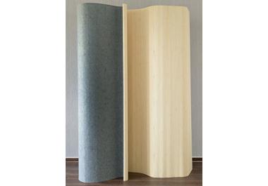 DESIGN DELIGHTS Paravento In Bambù 3 Ante – 170x120 Cm – Divisorio Pieghevole Naturale
