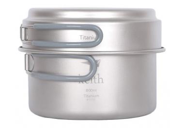 Set Pentola Da Campeggio Odoland 7 In 1 - Acciaio Inox Pieghevole Per Scout E Outdoor - Foto 5